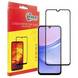 Чохол до мобільного телефона Dengos Kit for Samsung Galaxy A15 case + glass (Black) (DG-KM-69) - Картинка 4