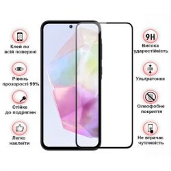 Стекло защитное BeCover Samsung Galaxy A35 5G SM-A356 Black (711071) - Картинка 3