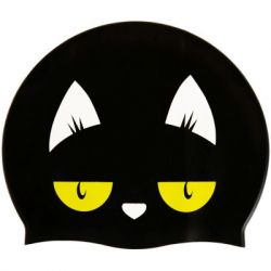 Шапка для плавання Aqua Speed Kiddie 142-07 60649 чорний, принт Діт OSFM (5905718606498) - Картинка 3