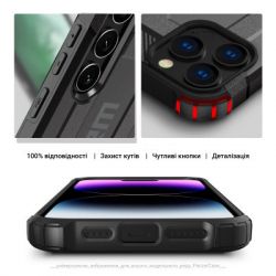 Чохол до мобільного телефона Armorstandart Panzer Samsung S24 Plus Grey (ARM75614) - Картинка 5