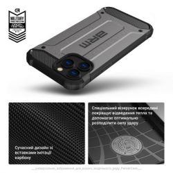 Чохол до мобільного телефона Armorstandart Panzer Samsung S24 Plus Grey (ARM75614) - Картинка 6