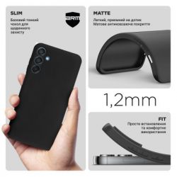 ����� ��� ���������� �������� Armorstandart Matte Slim Fit Samsung M15 5G (M156) Camera cover Black (ARM74372) - �������� 3