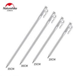 Комплект колышков Naturehike NH19PJ014 25 см сірий (6927595746929) - Картинка 2