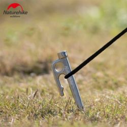 Комплект колышков Naturehike NH19PJ014 25 см сірий (6927595746929) - Картинка 3