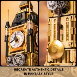 Конструктор Pantasy Original - Steampunk Парк Годинникова вежа в стилі стімпанк (85008) - Картинка 4
