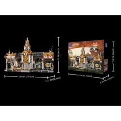 Конструктор Pantasy Original - Steampunk Железнодорожная станция в стиле стимпанк (85007) - Картинка 6