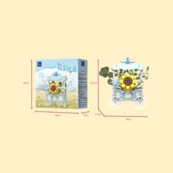 Конструктор Pantasy Original - Flower Cart Тележка с подсолнухами (15026) - Картинка 4