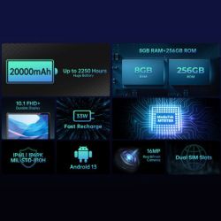 ������� OUKITEL RT6 8/256GB /NFC/ LTE Black (6931940750233) - �������� 9