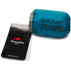 Туристичний рушник Naturehike MJ01 Ultralight NH19Y001-J 80 см х 40 см смарагдовий (6927595735824) - Картинка 4