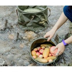Ведро складное Naturehike ПВХ NH20SJ040 20 л світло-коричневий (6927595764633) - Картинка 3