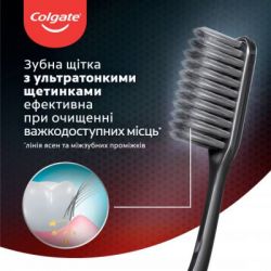 Зубна щітка Colgate Шовкові нитки з деревним вугіллям Рожева (2170000000039) - Картинка 5
