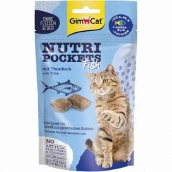 Лакомство для котов GimCat Nutri Pockets Fish Тунец 60 г (4002064419633) - Картинка 4