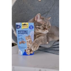 Лакомство для котов GimCat Nutri Pockets Fish Тунец 60 г (4002064419633) - Картинка 8