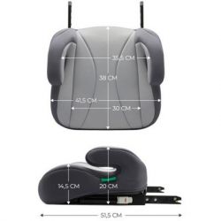 Автокрісло Kinderkraft бустер i-Boost Grey (KCIBOO00GRY0000) (5902533924806) - Картинка 5