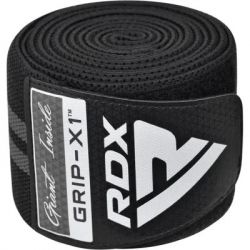 Бинт для спорта RDX на коліна KR11 GYM Knee Wrap Black/Grey (WAH-KR11BG) - Картинка 4