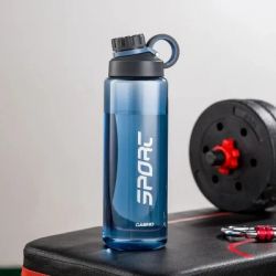 Бутылка для воды Casno 1000 мл KXN-1236 Синя (KXN-1236_Blue) - Картинка 4