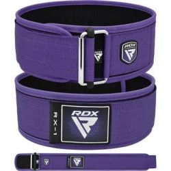 Атлетический пояс RDX RX1 Weight Lifting Belt Purple S (WBS-RX1PR-S) - Картинка 2