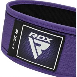 Атлетический пояс RDX RX1 Weight Lifting Belt Purple S (WBS-RX1PR-S) - Картинка 5