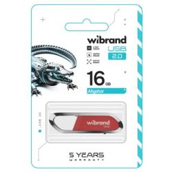 USB Flash Drive 16Gb Wibrand Aligator Dark Red (WI2.0/AL16U7DR) - Картинка 2