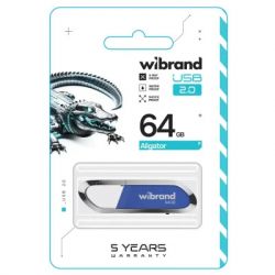 USB Flash Drive 64Gb Wibrand Aligator Blue (WI2.0/AL64U7U) - �������� 2