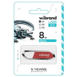 USB Flash Drive 8Gb Wibrand Aligator Dark Red (WI2.0/AL8U7DR) - �������� 2