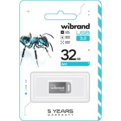 USB 3.2 Flash Drive 32Gb Wibrand Gen1 Ant, Silver (WI3.2/AN32M4S) - Картинка 2
