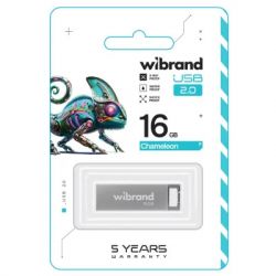USB Flash Drive 16Gb Wibrand Chameleon Silver (WI2.0/CH16U6S) - Картинка 2