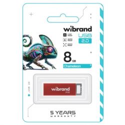 USB Flash Drive 8Gb Wibrand Chameleon Red (WI2.0/CH8U6R) - Картинка 2