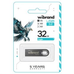 USB 3.2 Flash Drive 32Gb Wibrand Gen1 Eagle Grey (WI3.2/EA32U10G) - Картинка 2