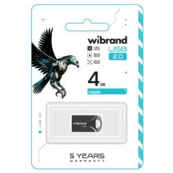 USB Flash Drive 4Gb Wibrand Hawk Black (WI2.0/HA4M1B) - �������� 2
