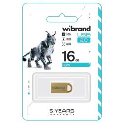 USB Flash Drive 16Gb Wibrand Lynx Gold (WI2.0/LY16M2G) - �������� 2