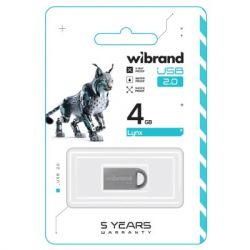 USB Flash Drive 4Gb Wibrand Lynx Silver (WI2.0/LY4M2S) - Картинка 2