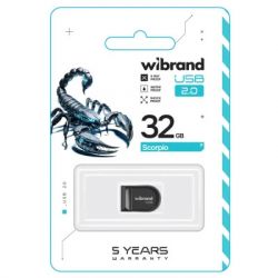 USB Flash Drive 32Gb Wibrand Scorpio, Black (WI2.0/SC32M3B) - Картинка 2