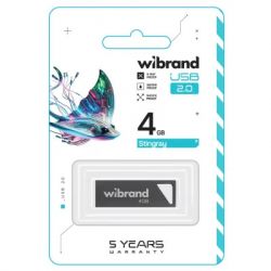 USB Flash Drive 4Gb Wibrand Stingray Grey (WI2.0/ST4U5G) - Картинка 2