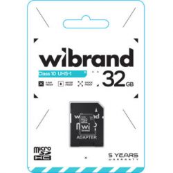 ����� ���'�� ����� ���'�� microSDHC, 32Gb, Class10, Wibrand, SD ������� (WICDHU1/32GB-A) - �������� 2