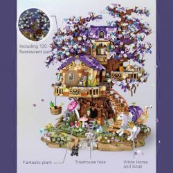 Конструктор LOZ mini Будиночок ельфа на дереві без фігурок (1065) - Картинка 2
