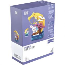 Конструктор LOZ mini Горщик із пензликом для місячного кролика (1230) - Картинка 2