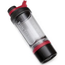 Шейкер спортивный Casno 600 мл KXN-1199 з вінчиком Сірий/Червоний (KXN-1199_Grey/Red) - Картинка 2