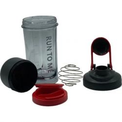 Шейкер спортивный Casno 600 мл KXN-1199 з вінчиком Сірий/Червоний (KXN-1199_Grey/Red) - Картинка 5