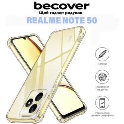 ����� �� ��������� �������� BeCover Anti-Shock Realme Note 50 Clear (711173) - �������� 6