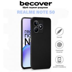 ����� ��� ���������� �������� BeCover Realme Note 50 Black (711181) - �������� 5