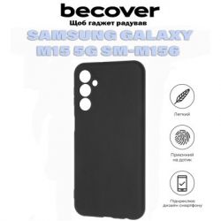 ����� �� ��������� �������� BeCover Samsung Galaxy M15 5G SM-M156 Black (711045) - �������� 5