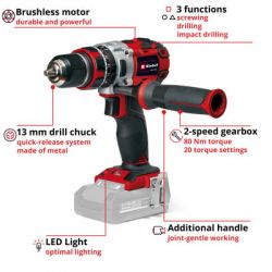  Einhell TP-CD 18/80 Li-i BL - Solo, PXC 18, 80 (   ) (4514305) -  4