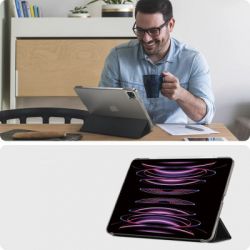 Чохол до планшета BeCover Tri Fold Hard Apple iPad Air 13" M2 2024 Black (711471) - Картинка 3