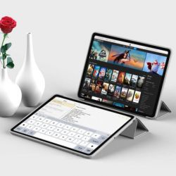 Чохол до планшета BeCover Tri Fold Soft TPU Silicone Apple iPad Air (4/5) 2020/2022 10.9" Gray (711132) - Картинка 6