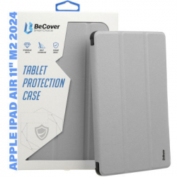 ����� �� �������� BeCover Tri Fold Soft TPU Silicone Apple iPad Air 11" M2/M3 (2024/2025) Gray (711408)