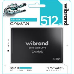 ����������� SSD 2.5" 512GB Caiman Wibrand (WI2.5SSD/CA512GBST) - �������� 2