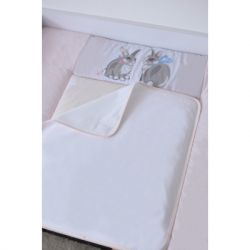 Пеленальний матрацик Верес Summer Bunny pink NEW 72х80 см (426.4.1) - Картинка 2