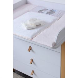 Пеленальний матрацик Верес Summer Bunny pink NEW 72х80 см (426.4.1) - Картинка 4