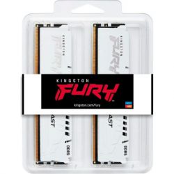 Модуль пам'яті для комп'ютера DDR5 32GB (2x16GB) 6400 MHz Beast White XMP Kingston Fury (ex.HyperX) (KF564C32BWK2-32) - Картинка 5